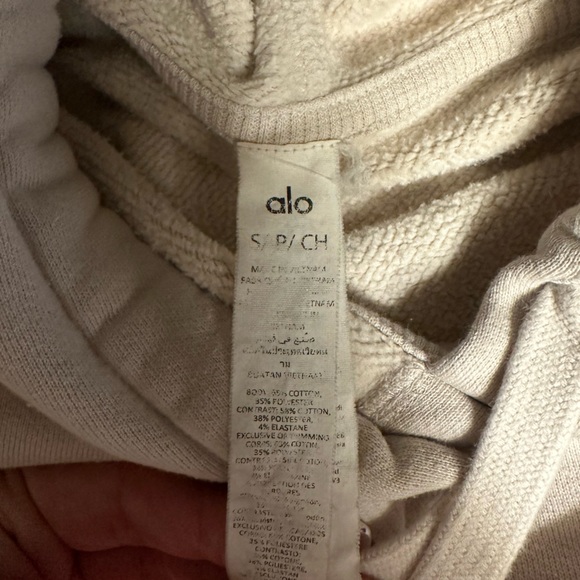 Alo Accolade Hoodie and Sweatpants Set Bone - Picture 11 of 16